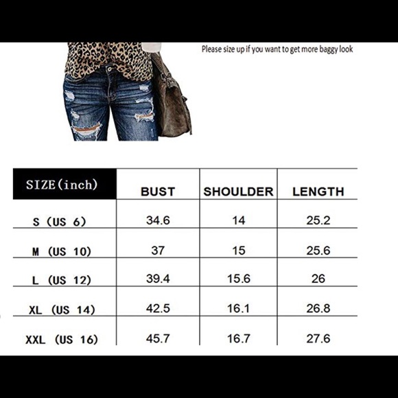 Leopard print short sleeve top - Picture 5 of 5